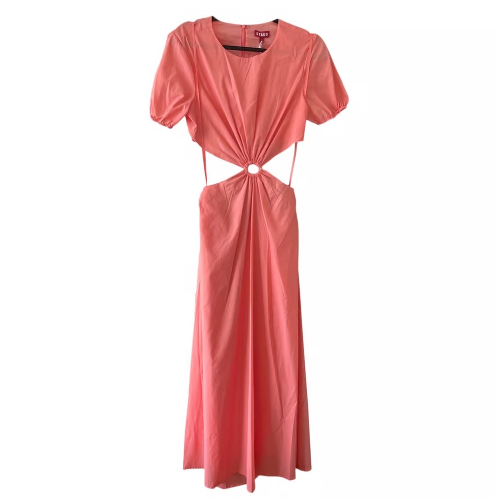 STAUD Calypso Cutout Ring Dress